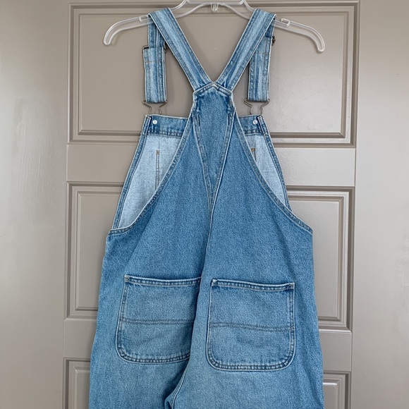 ABERCROMBIE DENIM OVERALLS MEDIUM - Picture 4 of 5